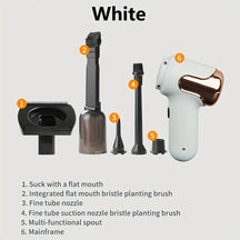 Pet cleaning vacuum cleaner portable handheld wireless high power adjustable hair suction integrated household hair removal