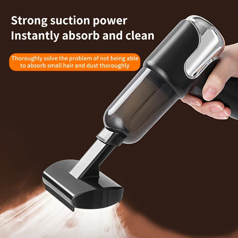 Pet cleaning vacuum cleaner portable handheld wireless high power adjustable hair suction integrated household hair removal